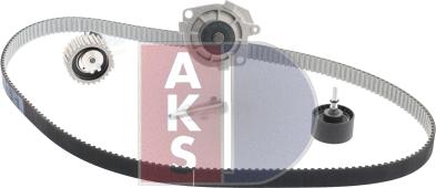 AKS Dasis 570344N - Водяной насос + комплект зубчатого ремня ГРМ autobalta.com