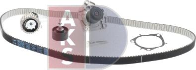 AKS Dasis 570339N - Водяной насос + комплект зубчатого ремня ГРМ autobalta.com