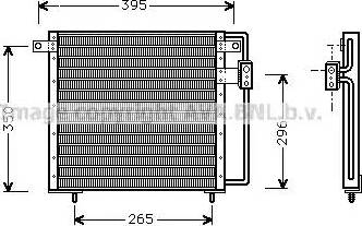 Ava Quality Cooling CR 5017 - Конденсатор кондиционера autobalta.com