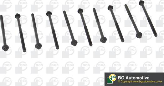 BGA BK6364 - Комплект болтов головки цилиндра autobalta.com