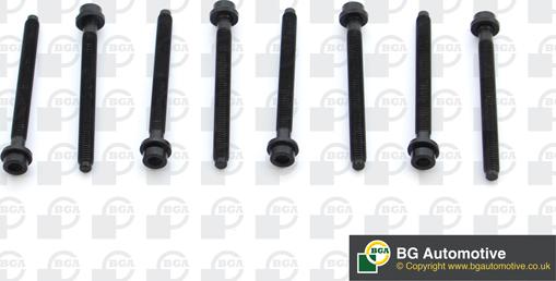BGA BK7900 - Комплект болтов головки цилиндра autobalta.com