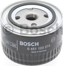 BOSCH 0 451 103 274 - Масляный фильтр autobalta.com