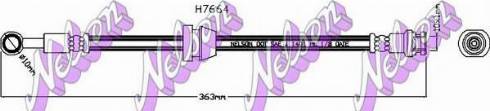Brovex-Nelson H7664 - Тормозной шланг autobalta.com