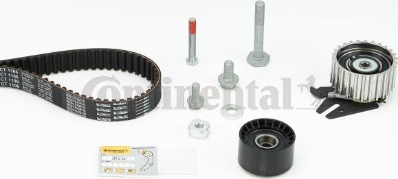 Contitech CT 1106 K1 - Комплект зубчатого ремня ГРМ autobalta.com