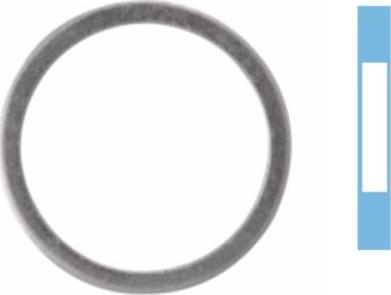 Corteco 005501H - Уплотнительное кольцо, резьбовая пробка маслосливного отверстия autobalta.com