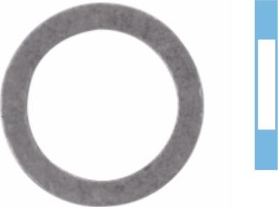 Corteco 005700S - Уплотнительное кольцо, резьбовая пробка маслосливного отверстия autobalta.com