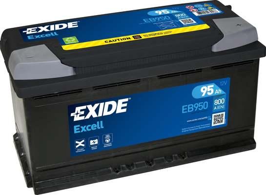 Exide EB950 - Стартерная аккумуляторная батарея, АКБ autobalta.com