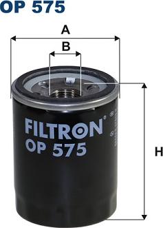 Filtron OP575 - Eļļas filtrs autobalta.com