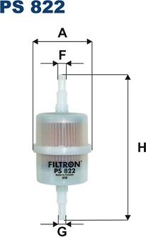 Filtron PS 822 - Топливный фильтр autobalta.com