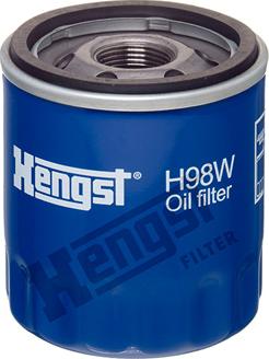 Hengst Filter H98W - Масляный фильтр autobalta.com