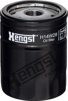 Hengst Filter H14W28 - Масляный фильтр autobalta.com
