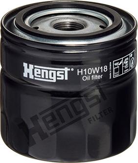 Hengst Filter H10W18 - Масляный фильтр autobalta.com