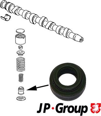 JP Group 1111352700 - Уплотнительное кольцо, стержень клапана autobalta.com