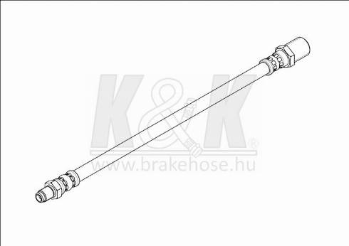 KK95KFT FT1767 - Тормозной шланг autobalta.com