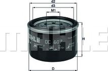 KNECHT OC 607 - Масляный фильтр autobalta.com