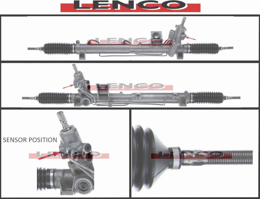 Lenco SGA109L - Рулевой механизм, рейка autobalta.com