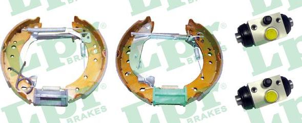 LPR OEK519  - Комплект тормозных колодок, барабанные autobalta.com