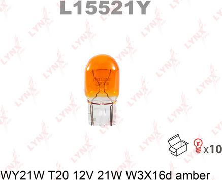 LYNXauto L15521Y - Лампа накаливания autobalta.com