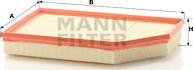 Mann-Filter C 35 177 - Воздушный фильтр, двигатель autobalta.com