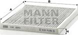 Mann-Filter CUK 2243 - Фильтр воздуха в салоне autobalta.com