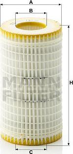 Mann-Filter HU 718/5 x - Масляный фильтр autobalta.com