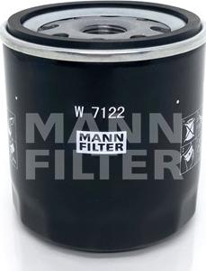 Mann-Filter W 712/2 - Масляный фильтр autobalta.com
