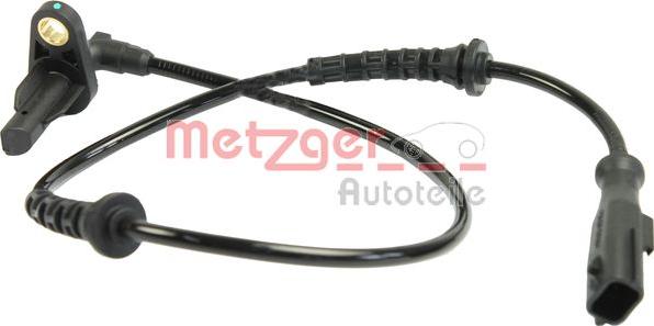 Metzger 0900911 - Датчик ABS, частота вращения колеса autobalta.com