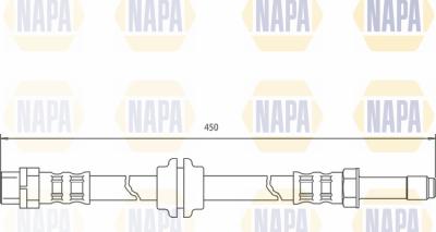 NAPA NBH1011 - Bremžu šļūtene autobalta.com