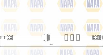 NAPA NBH1034 - Bremžu šļūtene autobalta.com