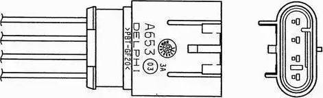 NGK 95607 - Лямбда-зонд, датчик кислорода autobalta.com