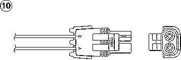 NGK 96795 - Лямбда-зонд, датчик кислорода autobalta.com