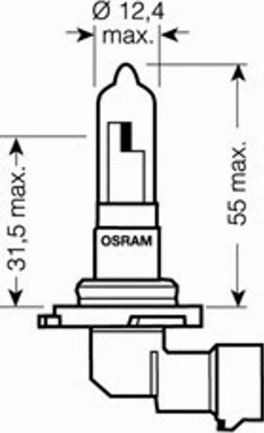 Osram 9005CBI - Лампа накаливания, противотуманная фара autobalta.com