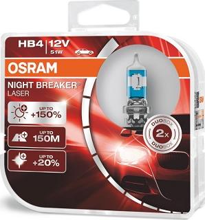 Osram 9006NL-HCB - Лампа накаливания, фара дальнего света autobalta.com