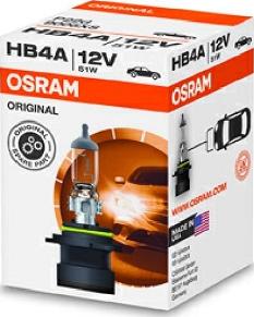 Osram 9006XS - Лампа накаливания, фара дальнего света autobalta.com