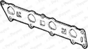 Payen JD464 - Прокладка, впускной коллектор autobalta.com
