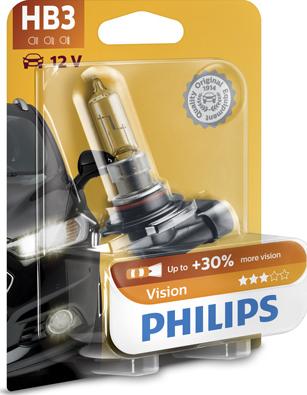 PHILIPS 9005PRB1 - Лампа накаливания, фара дальнего света autobalta.com