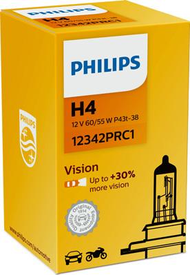 PHILIPS 12342PRC1 - Kvēlspuldze, Tālās gaismas lukturis autobalta.com