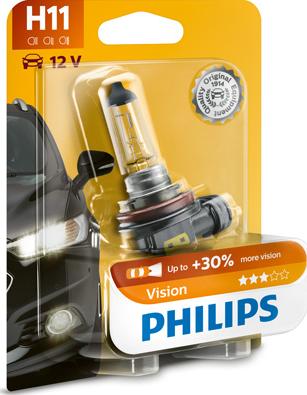 PHILIPS 12362PRB1 - Лампа накаливания, фара дальнего света autobalta.com
