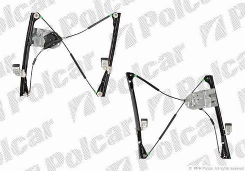 Polcar 9524PSM5 - Stikla pacelšanas mehānisms autobalta.com