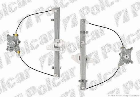 Polcar 4007PSG6 - Stikla pacelšanas mehānisms autobalta.com