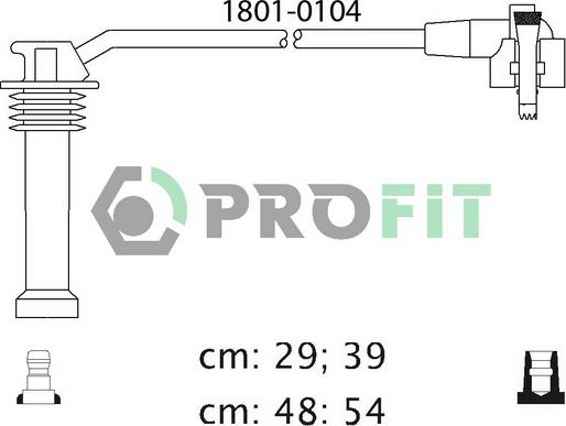 Profit 1801-0104 - Комплект проводов зажигания autobalta.com
