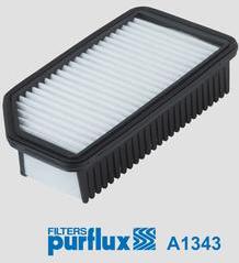 Purflux A1343 - Воздушный фильтр, двигатель autobalta.com