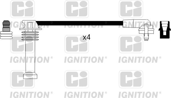 Quinton Hazell XC402 - Комплект проводов зажигания autobalta.com