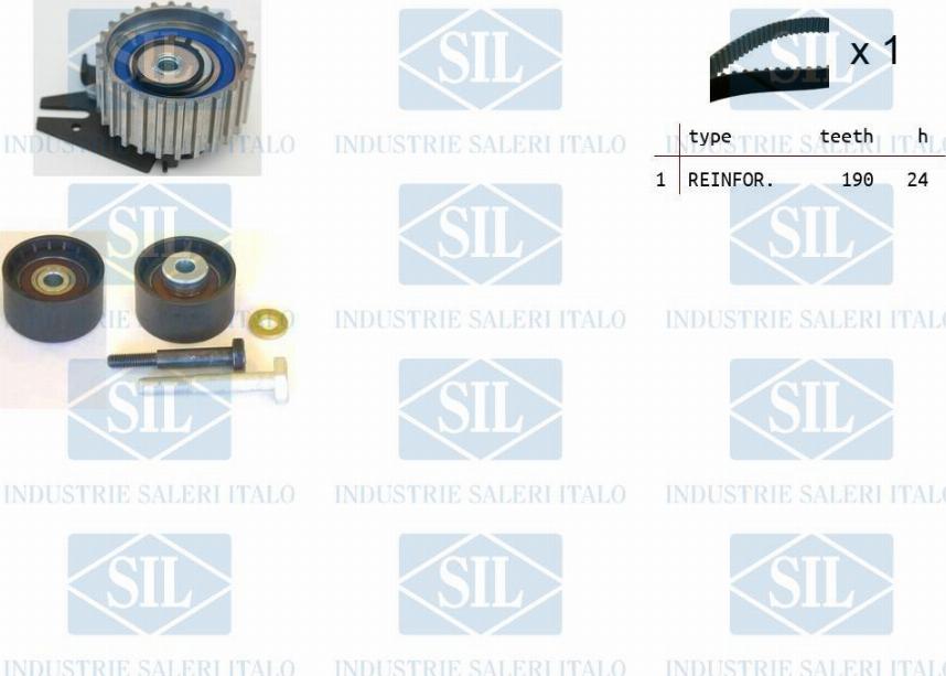 Saleri SIL TK1133 - Комплект зубчатого ремня ГРМ autobalta.com