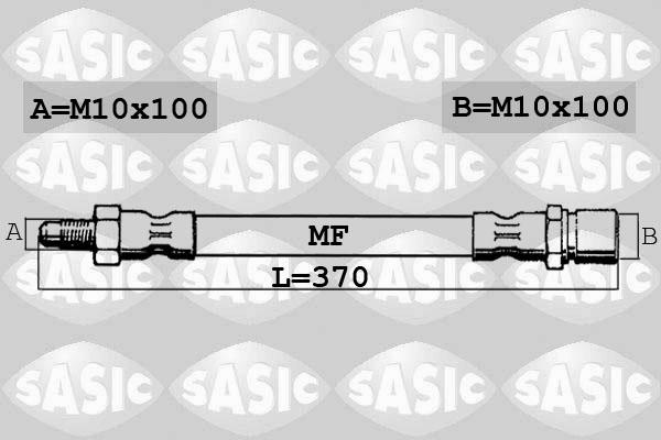 Sasic 6606182 - Тормозной шланг autobalta.com