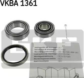 SKF VKBA 1361 - Комплект подшипника ступицы колеса autobalta.com