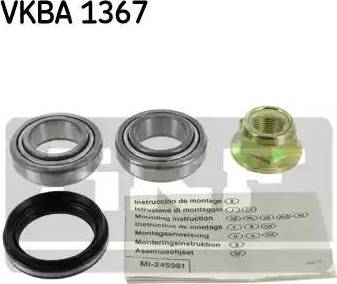 SKF VKBA 1367 - Ступица колеса, поворотный кулак autobalta.com