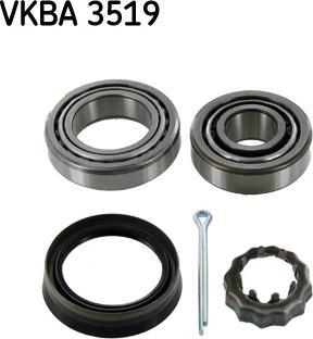 SKF VKBA3519 - Комплект подшипника ступицы колеса autobalta.com