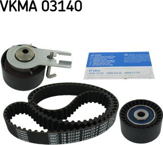 SKF VKMA03140 - Комплект зубчатого ремня ГРМ autobalta.com