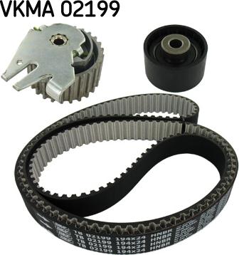 SKF VKMA 02199 - Zobsiksnas komplekts autobalta.com